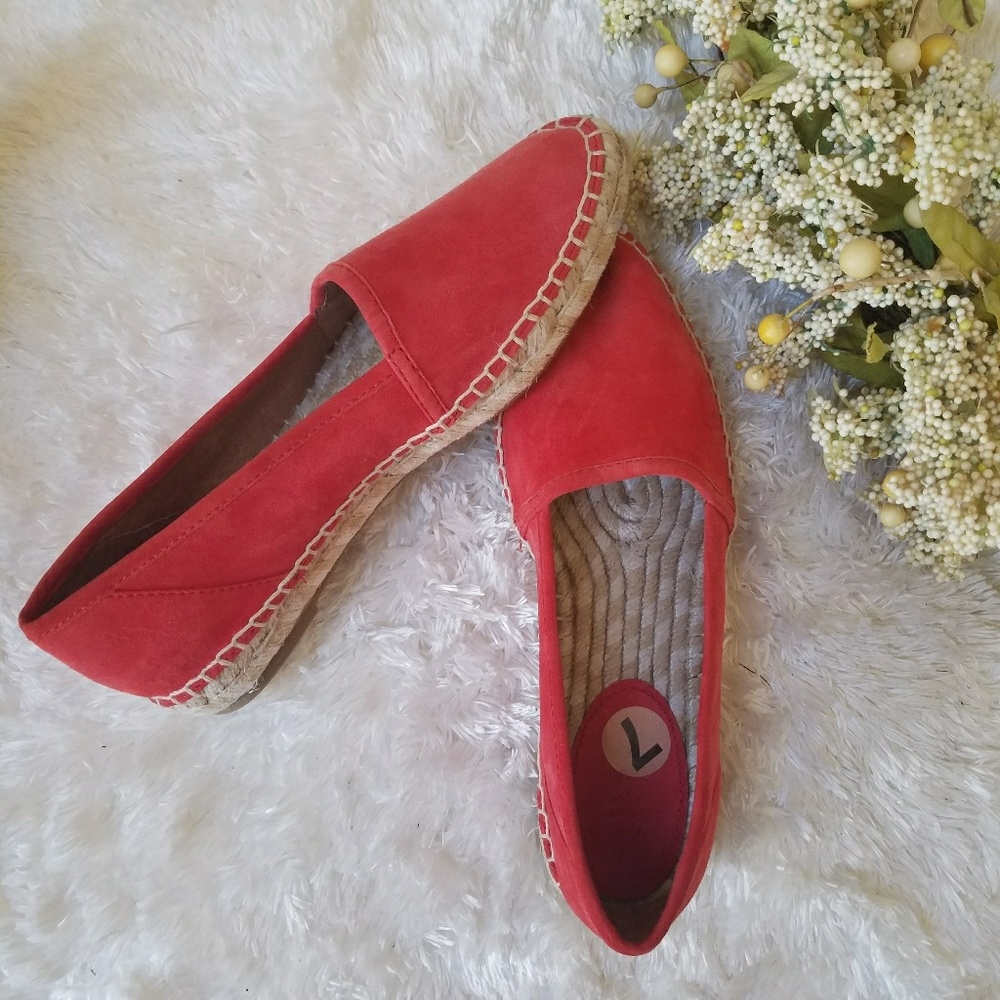 Frye Coral Suede Espadrilles sz 7
